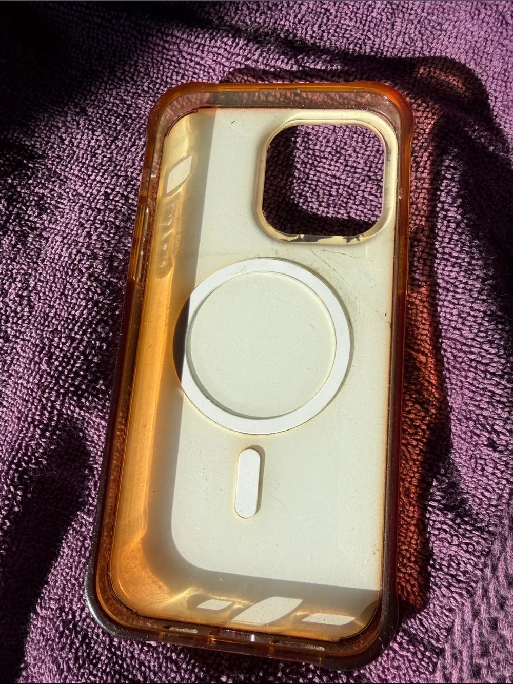 Pink Marble Glitter Ring Phone Case - Unbranded